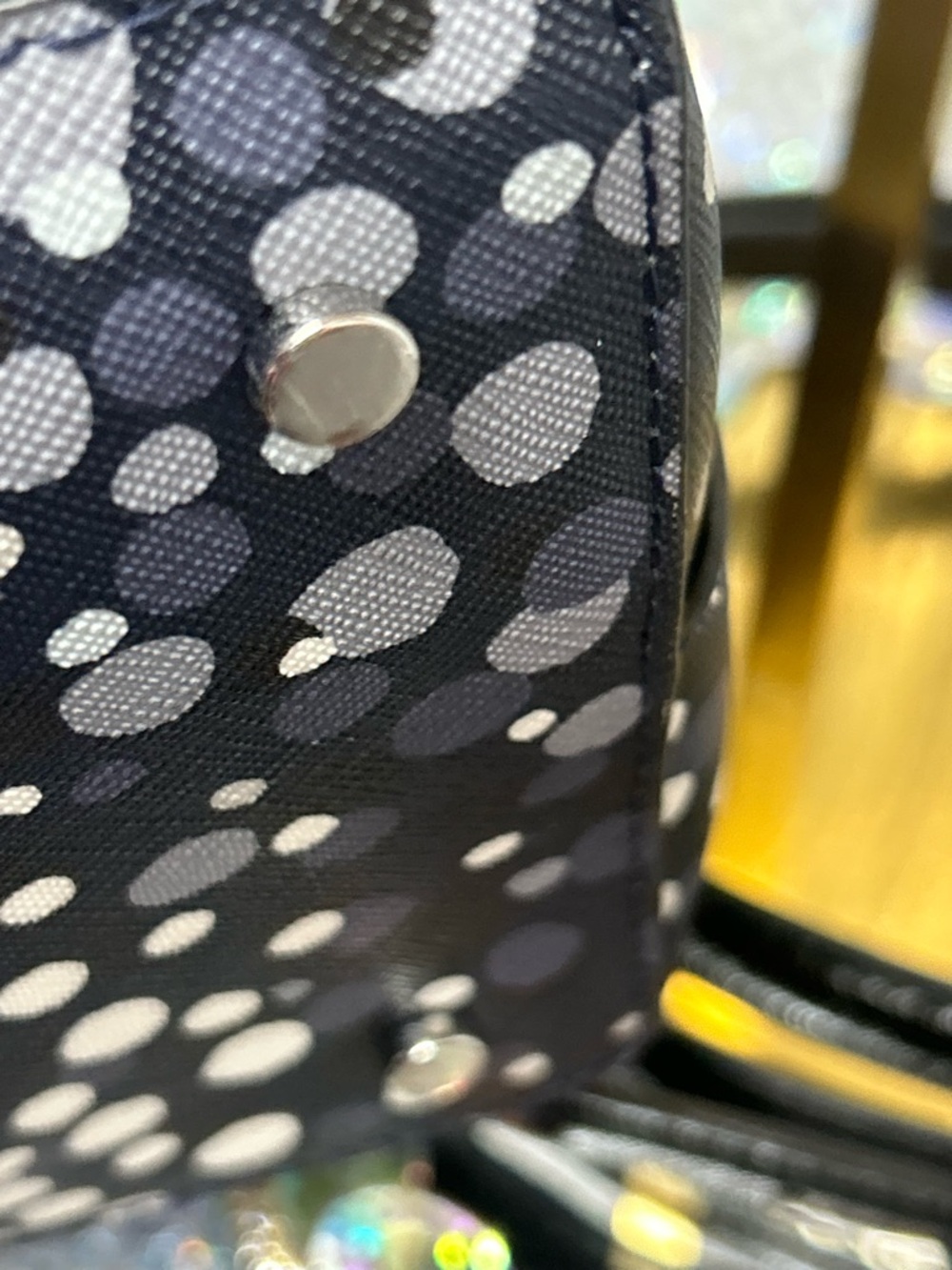 kate spade New York Maise Sairee Dot Dome Satchel Approx. 12.5 x 9.5 x 5 - Picture 10 of 16